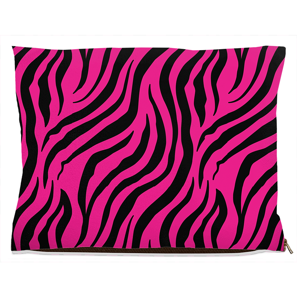 Thumbnail: Zebra Pink Dog Bed