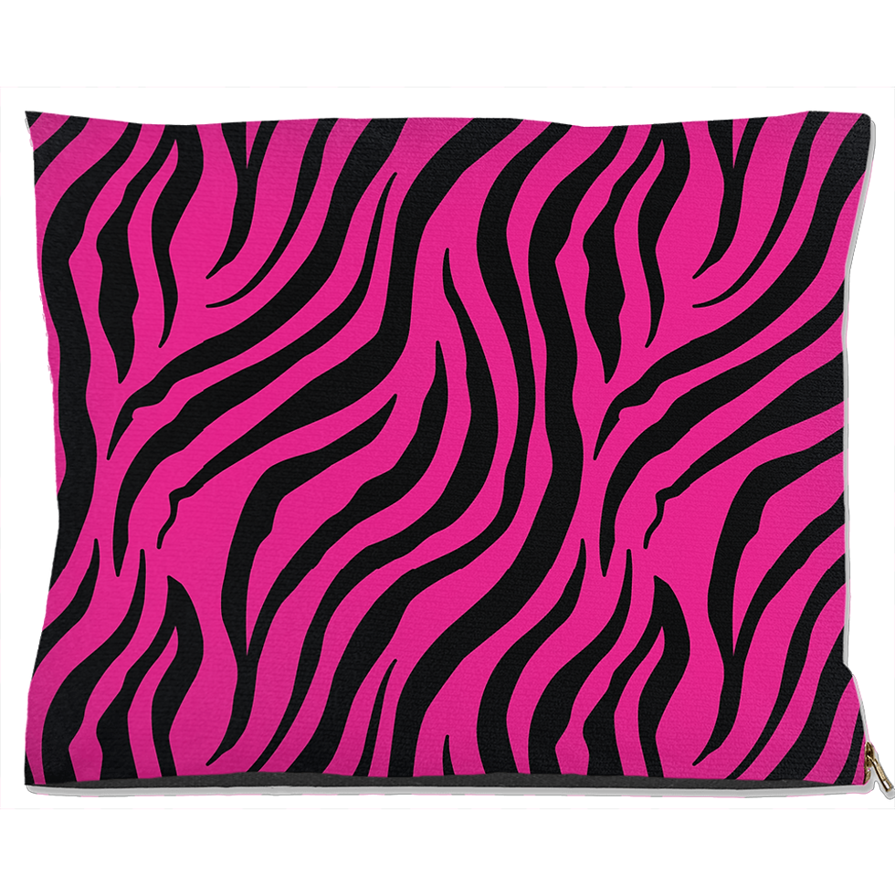Thumbnail: Zebra Pink Dog Bed