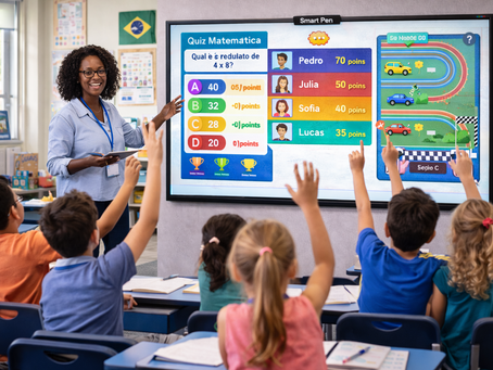 Gamificação na Educação com a Tela Interativa Smart Pen em Goiás