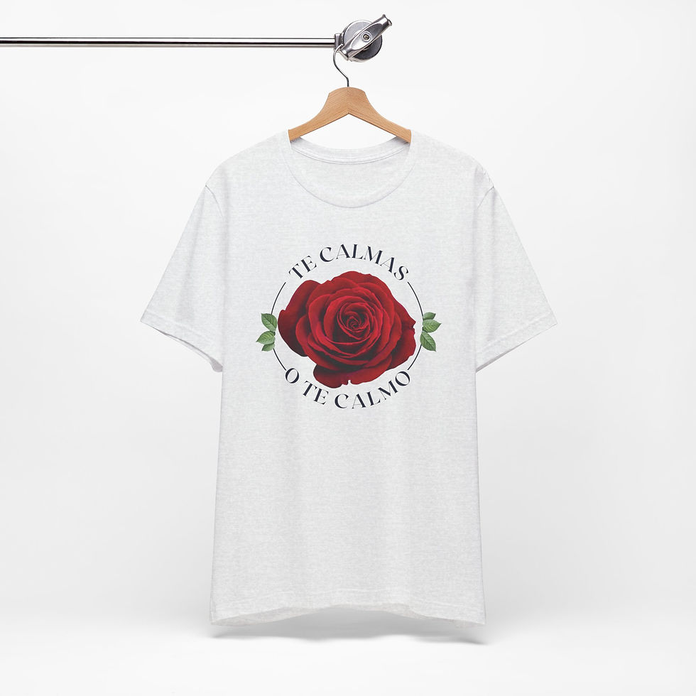 Thumbnail: Te Calmas O Te Calmo | TShirt - Unisex Jersey Short Sleeve Tee (lg logo)