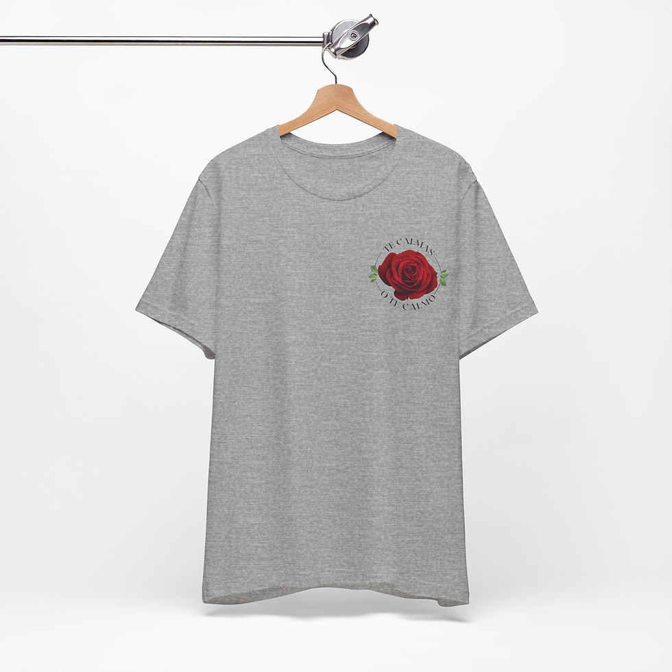 Thumbnail: Te Calmas o Te Calmo | TShirt - Unisex Jersey Short Sleeve Tee (sm logo)