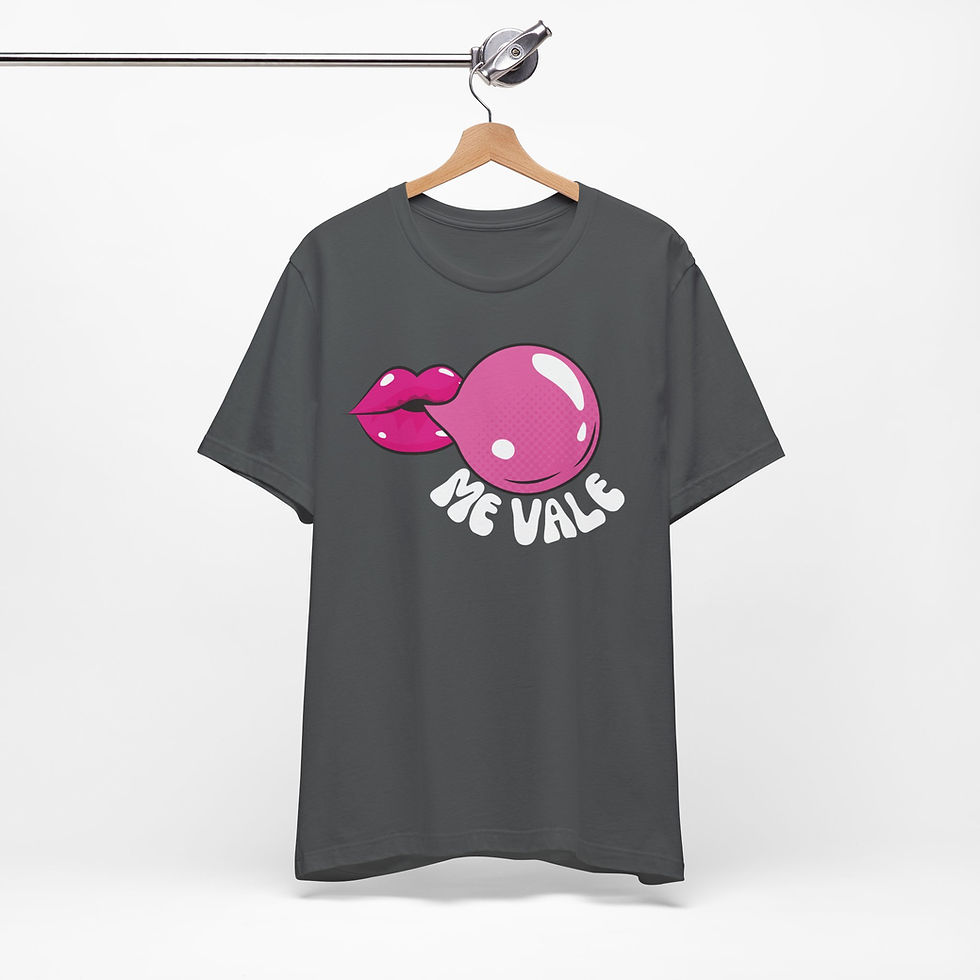 Thumbnail: Me Vale Pop Art TShirt (wht letters) | Unisex Jersey Short Sleeve Tee
