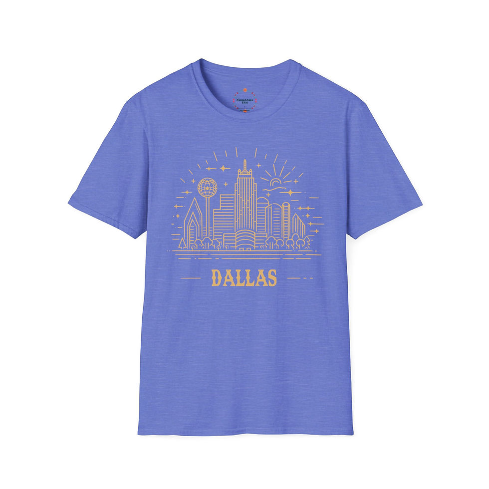 Thumbnail: Dallas City Skyline | Unisex Softstyle T-Shirt