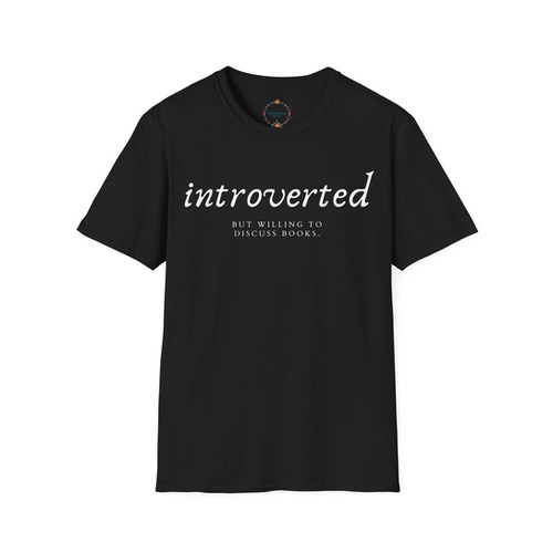 Introverted T-Shirt: Softstyle Unisex Tee for Book Lovers | The