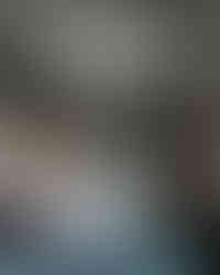 Indian palace wallpaper mural sectional sofa round grey ottoman, black cane chair