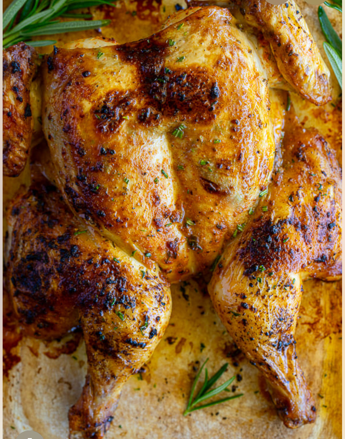 Lemon herb Spatchcock Chicken. SPECIAL PRICE