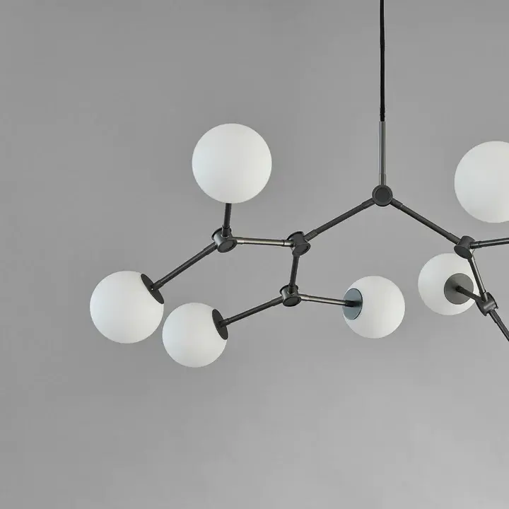 Miniature : LUSTRE DROP BULP, MINI - GRIS