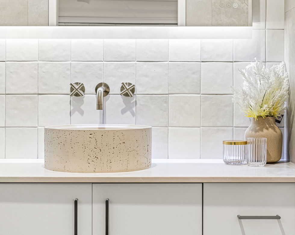 Thumbnail: Rocco 2.0 - Ash White Concrete Basin 150mm Height