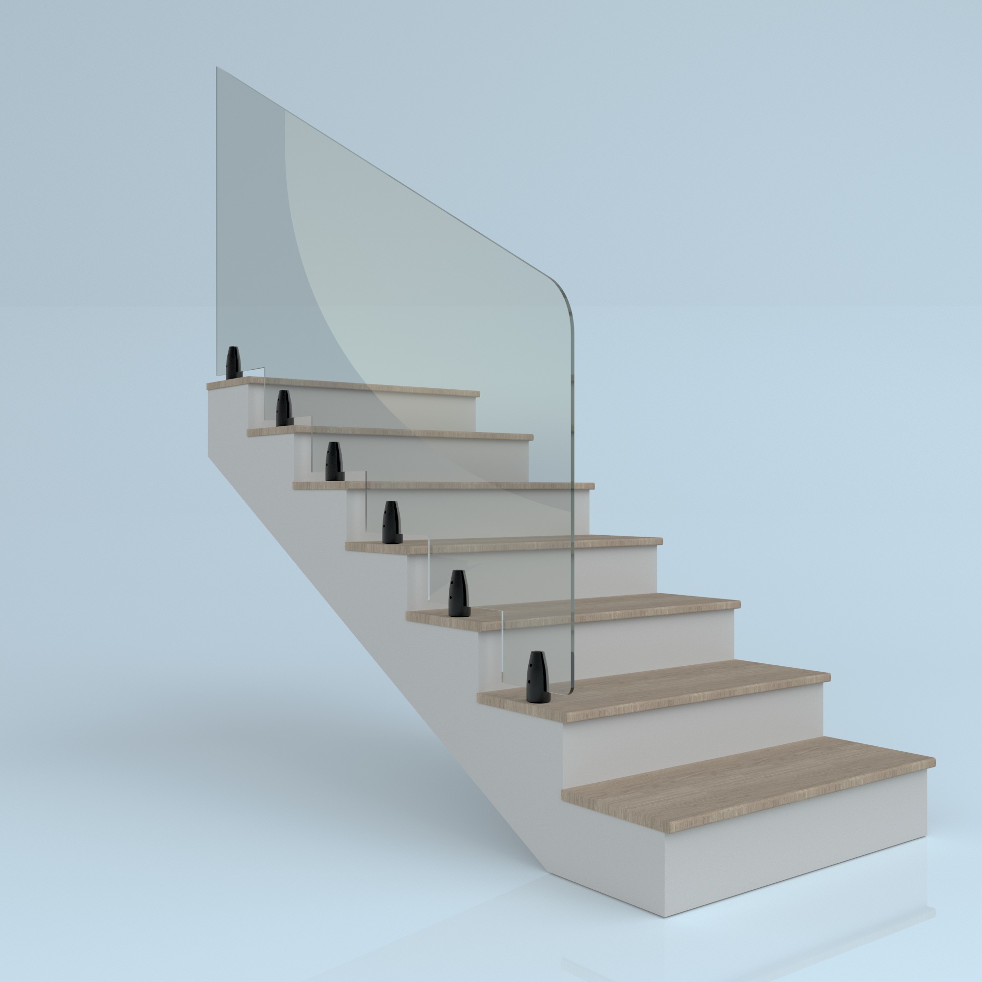 balustrade de sticla