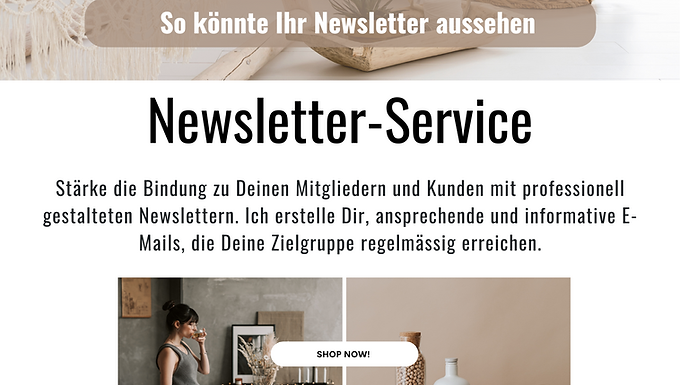 Verkaufe mit einem Newsletter