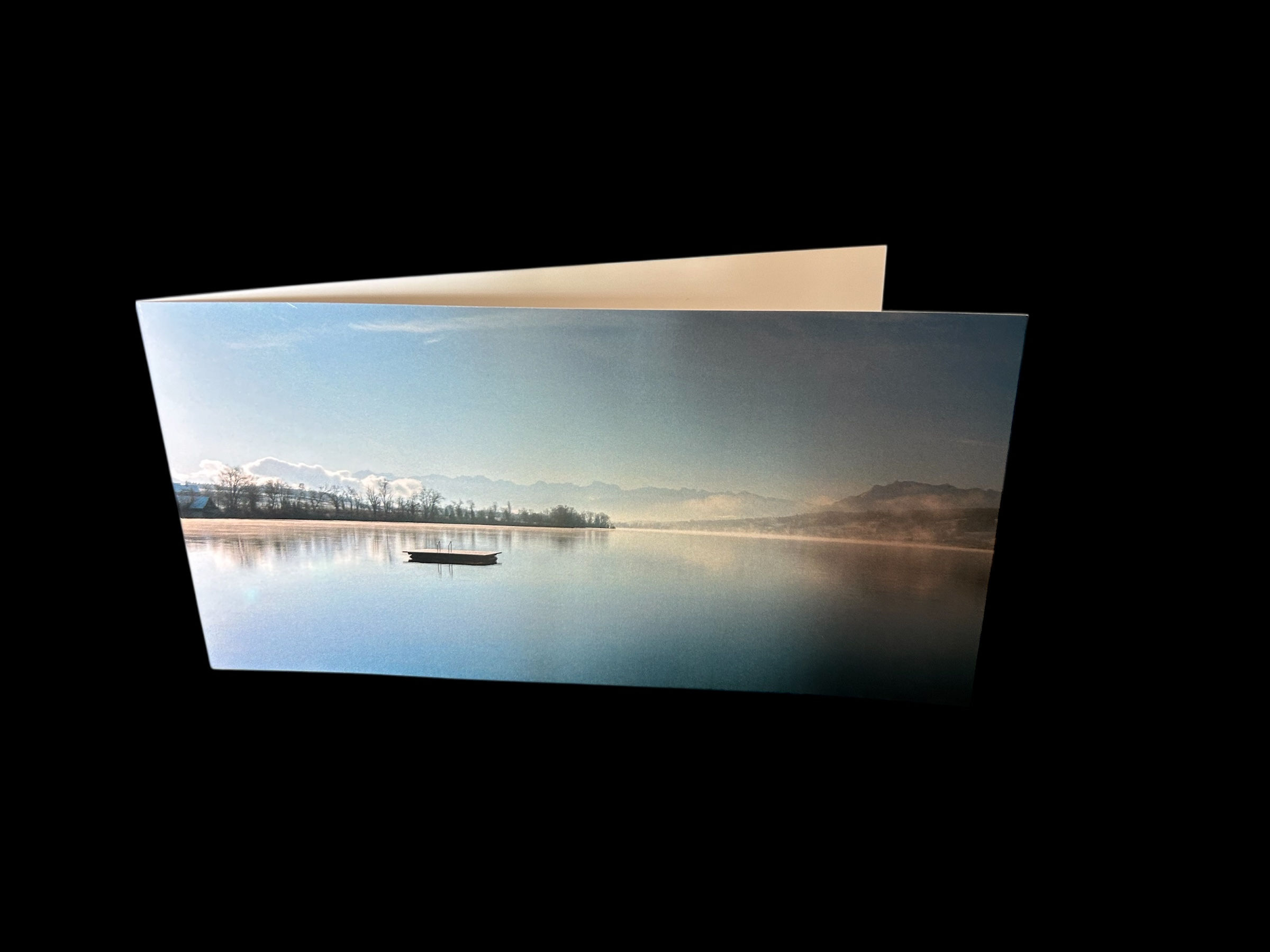 Baldeggersee, Faltkarte 10,5 x 21 mm