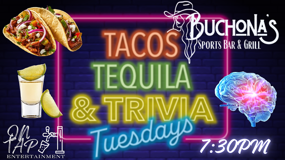 Tacos, Tequila, & Trivia Tuesday