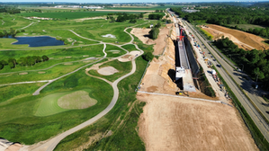 Le Golf National en travaux
