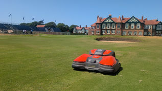 Tondeuse Husqvarna au Royal Lytham & St Annes Golf Club