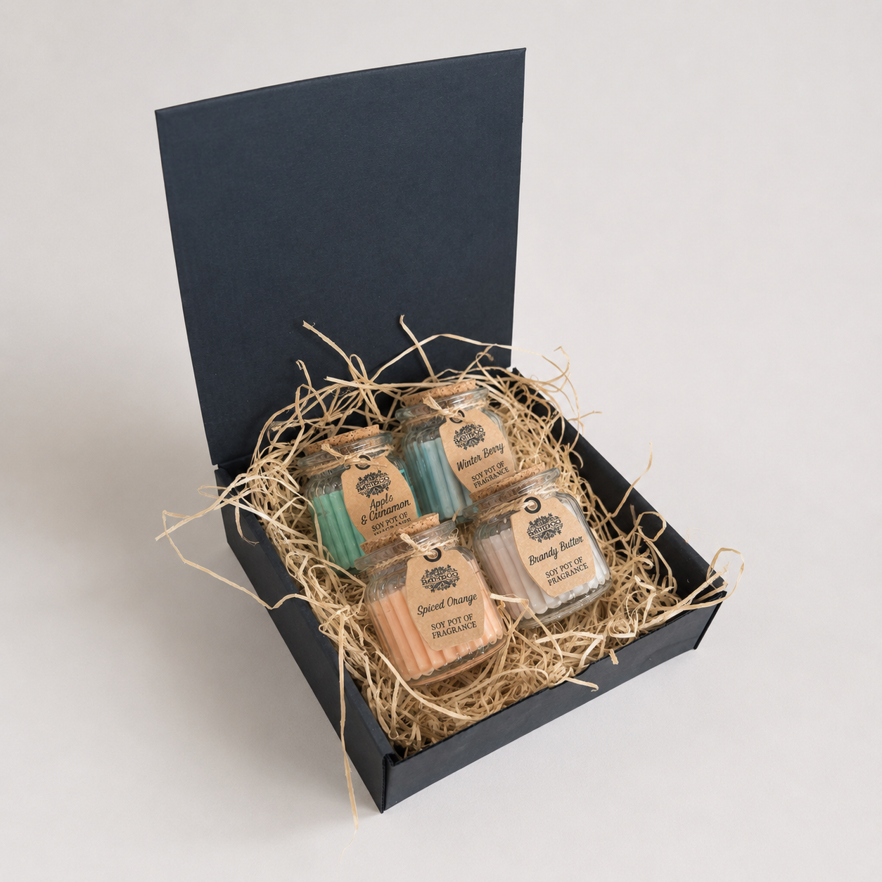 Geschenkset Sojakerzen - Winter