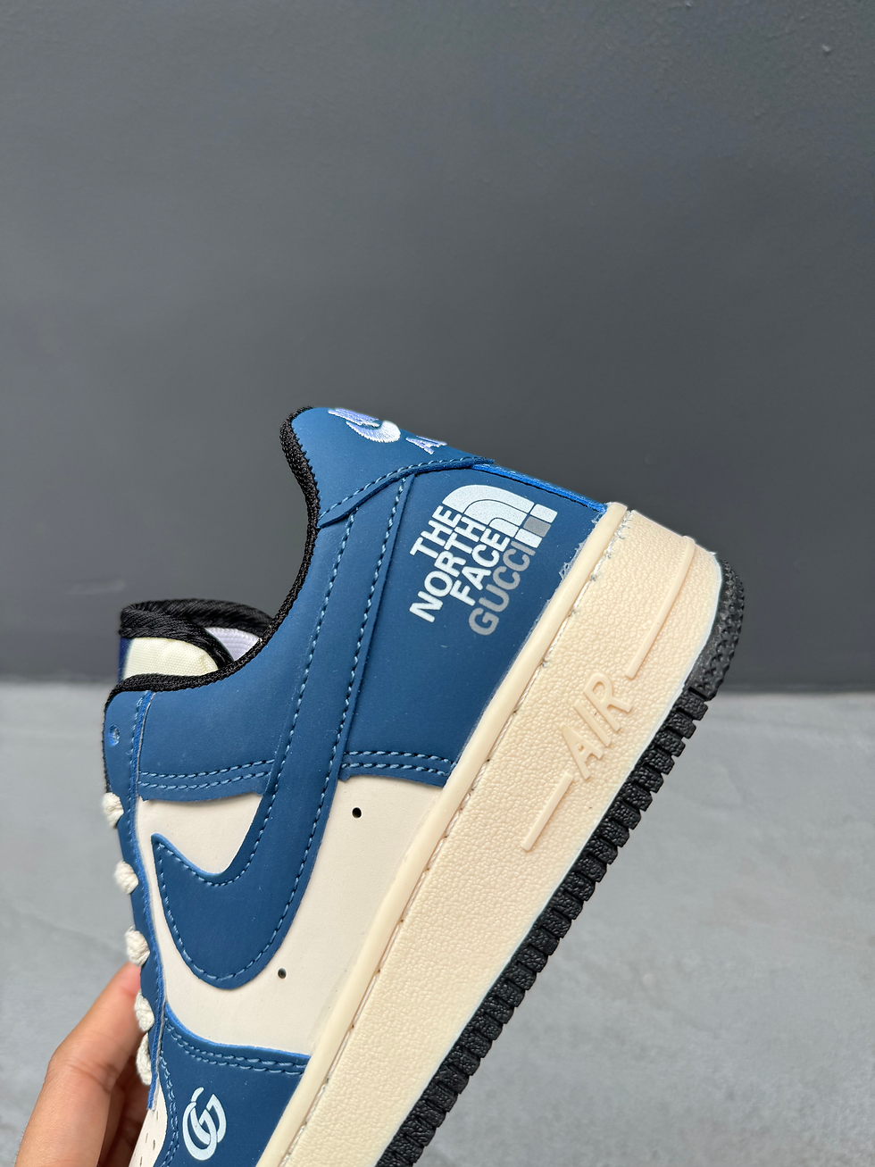 Thumbnail: NIKE AF1 X GUCCI X THE NORTH FACE NAVY