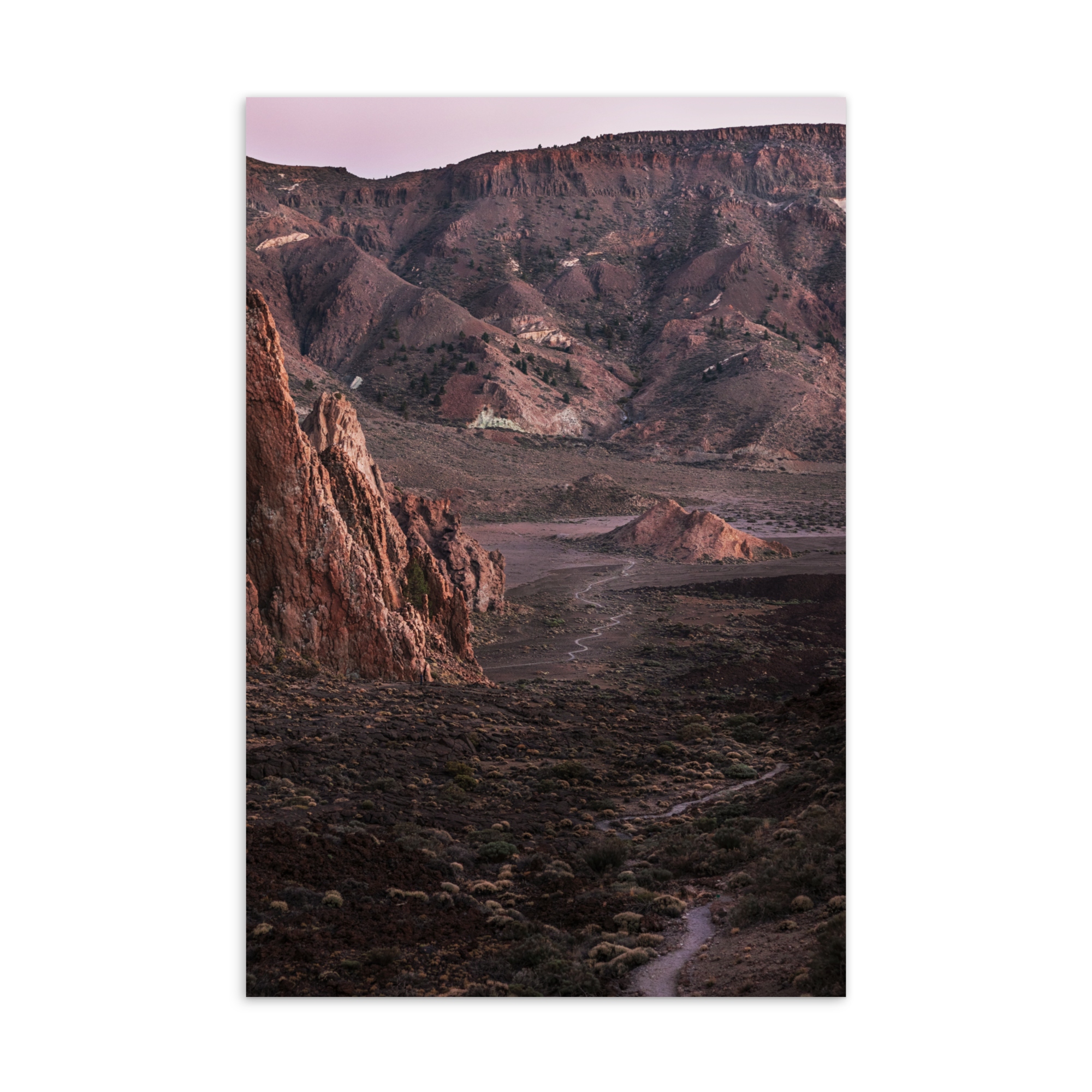 Teide at Dusk︱Postcard