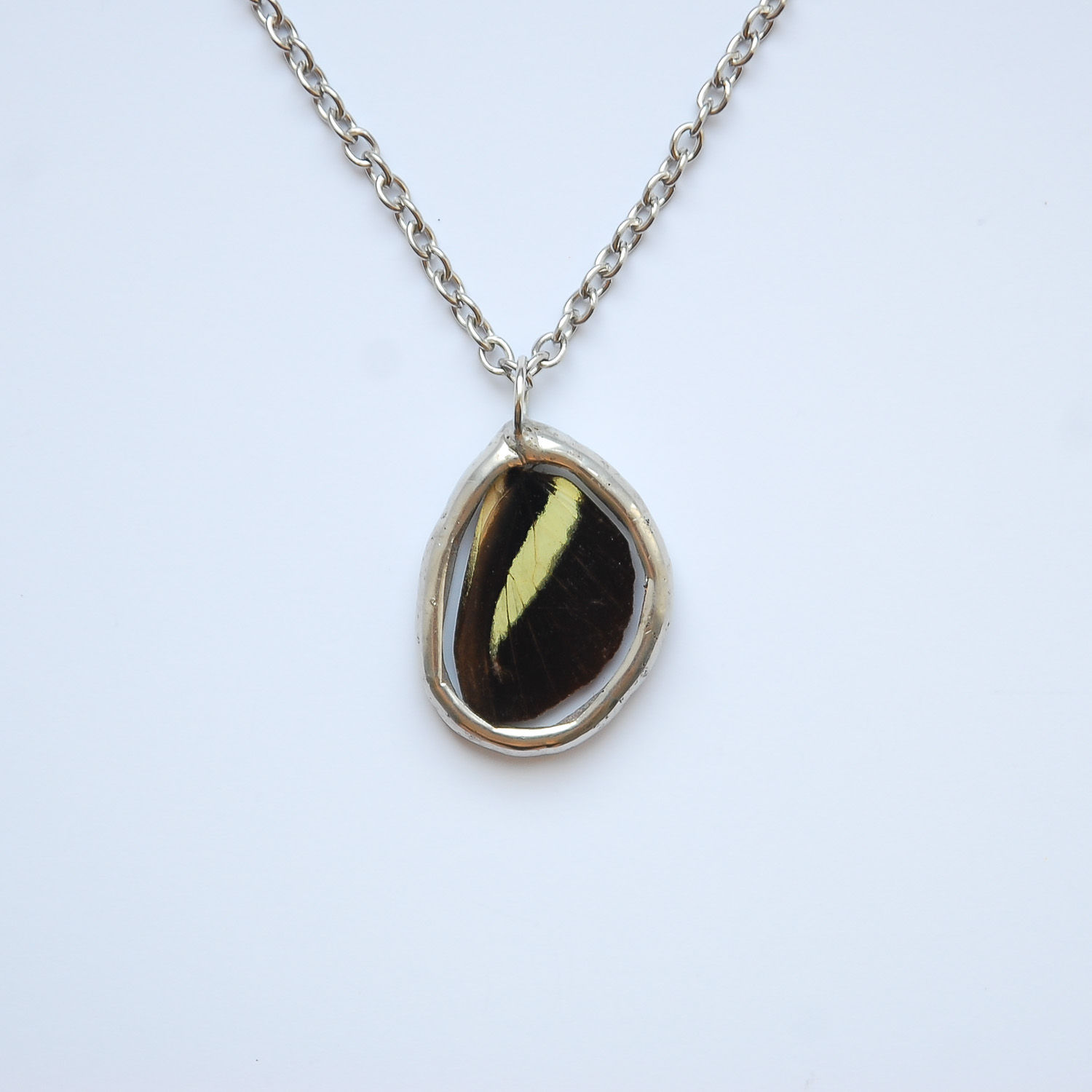 Butterfly wing necklace