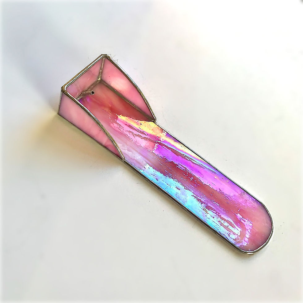 Incense holder - Iridescent Pink