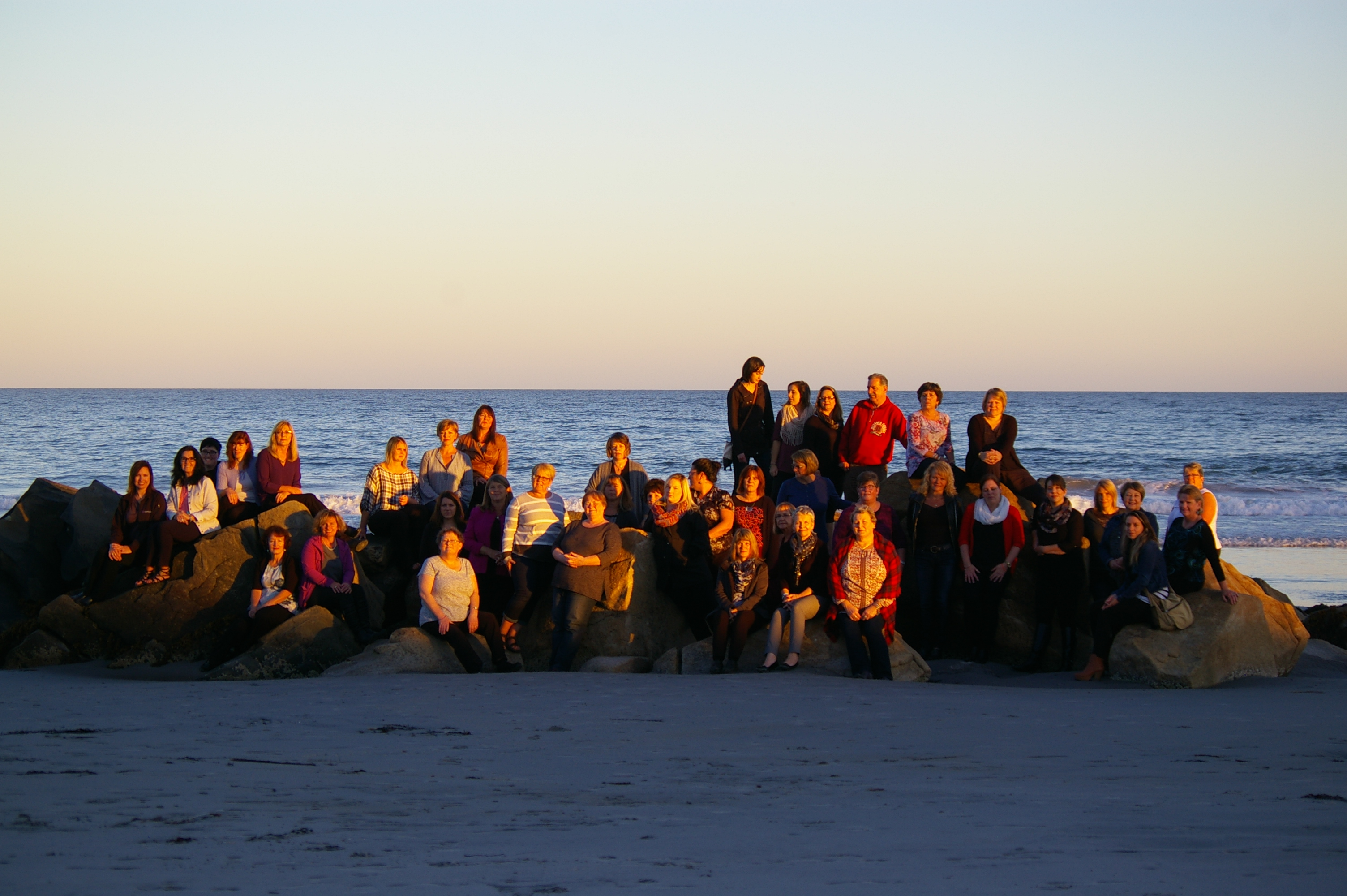 2016 AMTC Group - on the beach