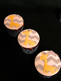 cupcakes girafe