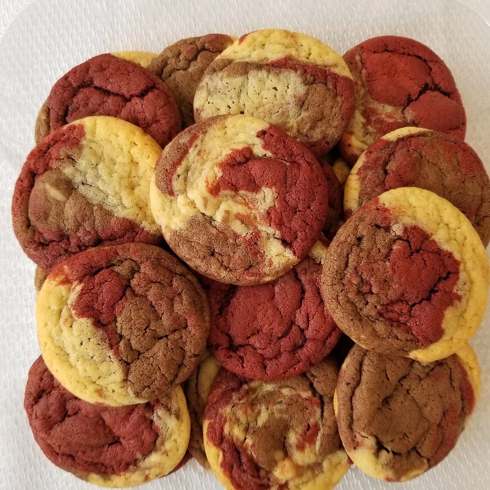Red Velvet Marble Cookies ($16/dzn)