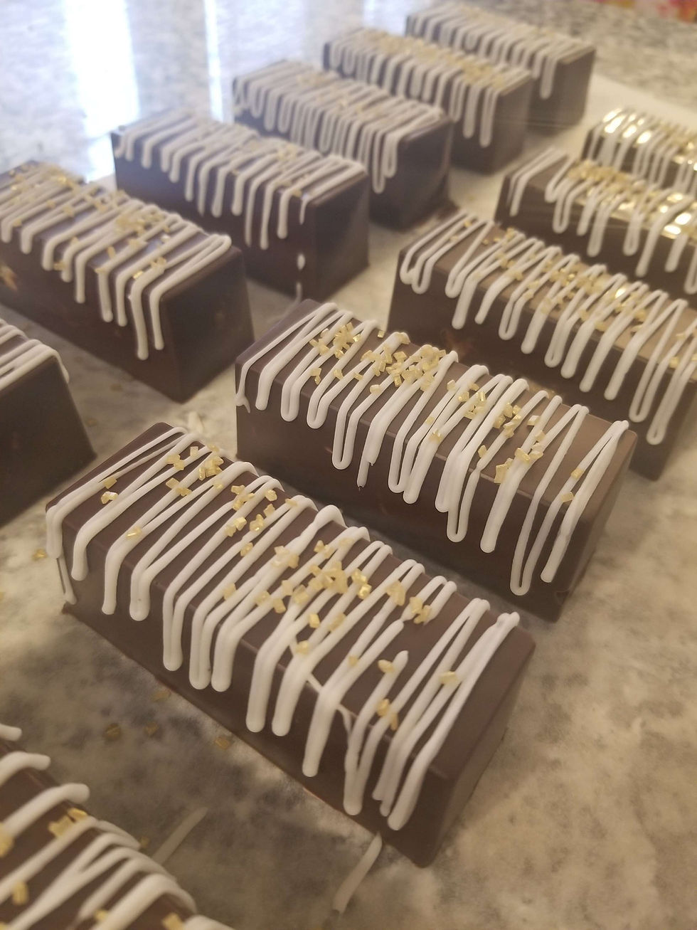 Peanut Chew Gold Bars