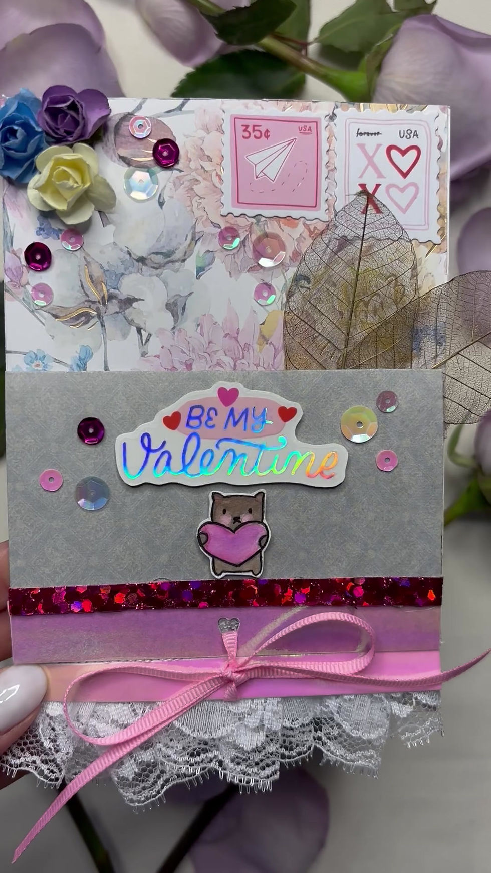Thumbnail: Valentine's Day I Love You Card- Rose
