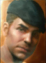 Self Portrait On Copper