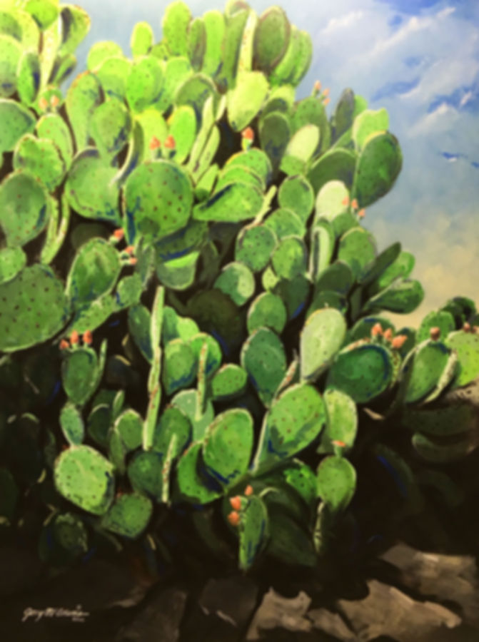 GICLEE PRINT "Cactus Vertical"