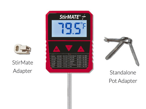 StirMATE® Culinary Thermometer — IPX6 Splash-Proof, Backlit