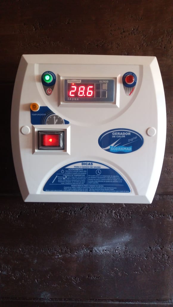 Controle digital da Sauna