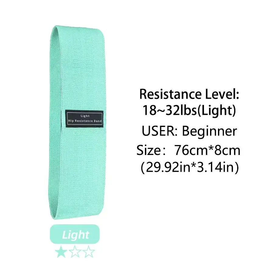 Thumbnail: Fabric Resistance Bands for Glutes, Squats, Yoga & Fitness Training