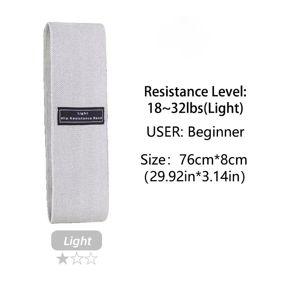 Thumbnail: Fabric Resistance Bands for Glutes, Squats, Yoga & Fitness Training