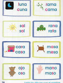Práctica sobre palabras y sílabas