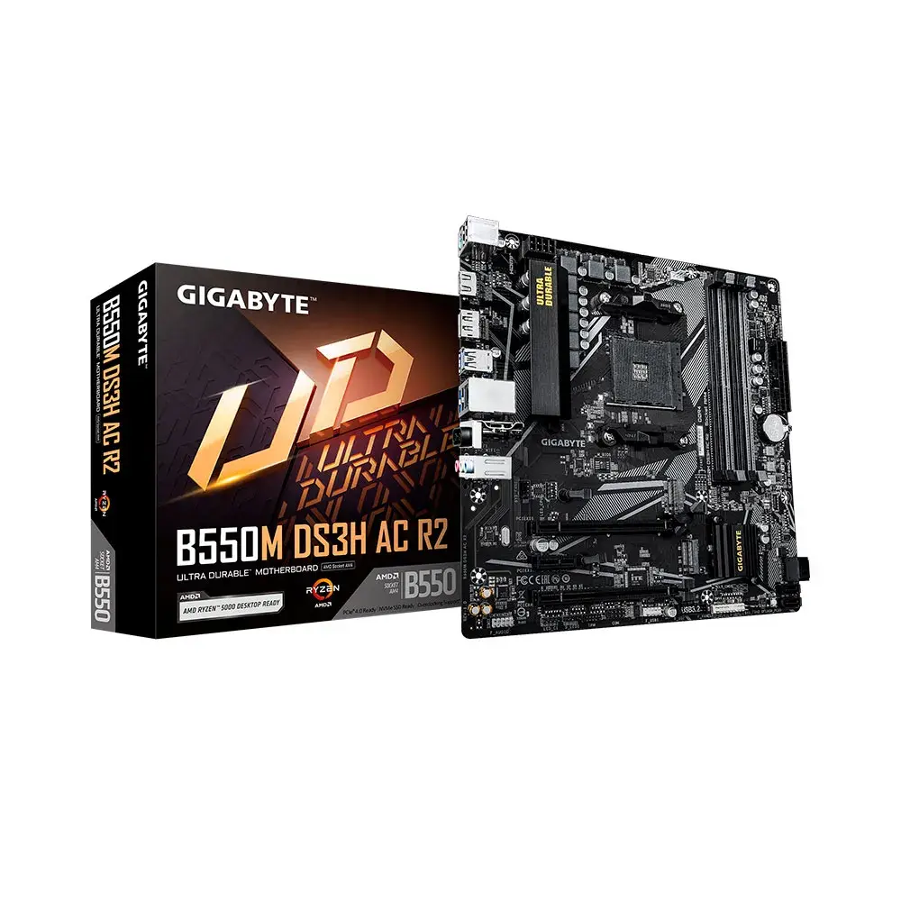 Placa Mãe Gigabyte B550M K com caixa
