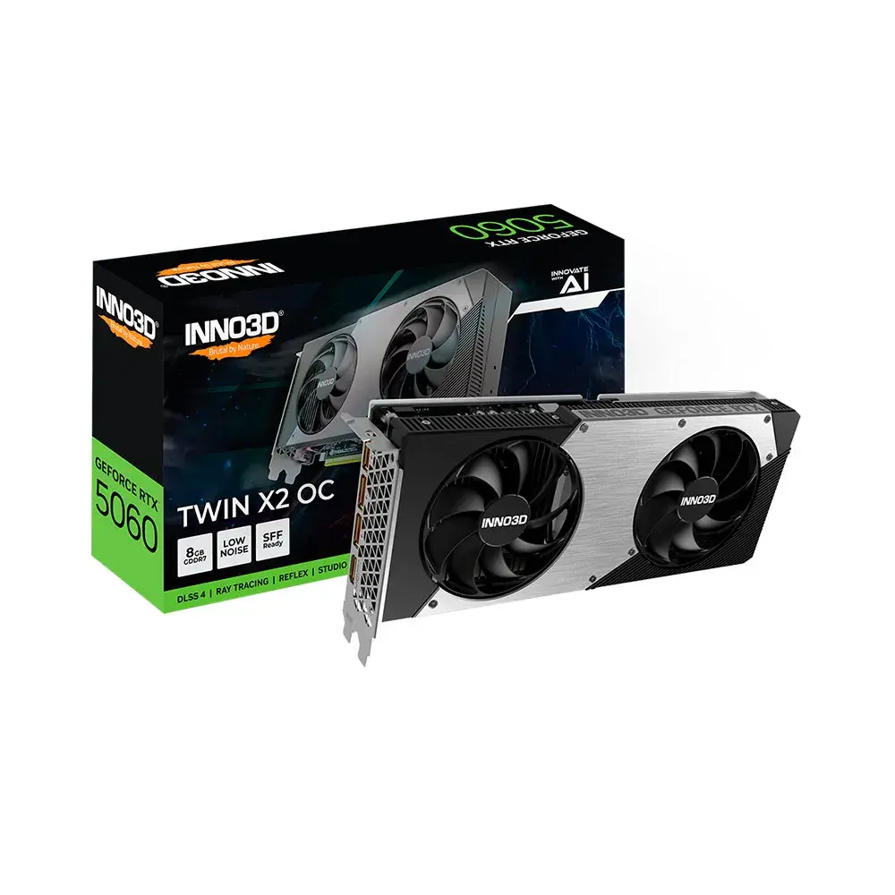 Placa de vídeo INNO3D Twin X2 OC 3050 com caixa