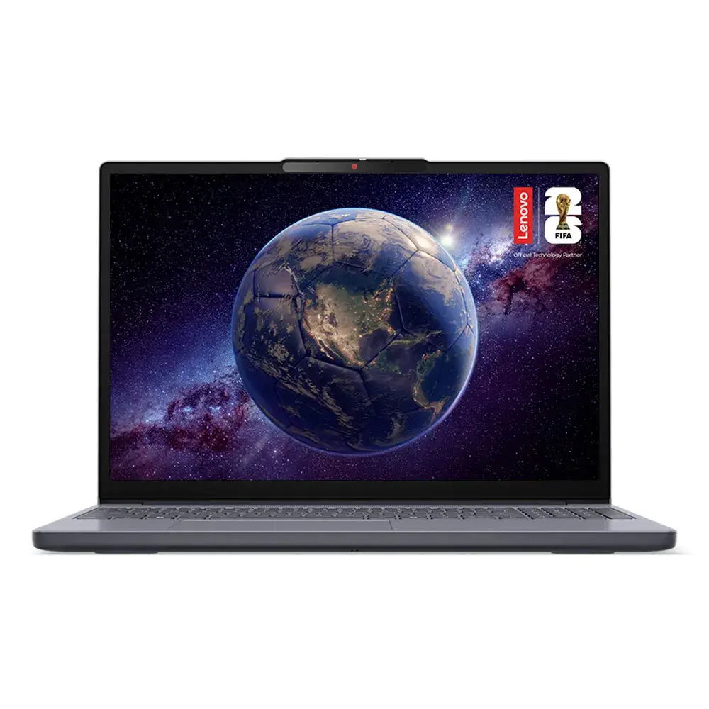Notebook com a Terra exibida na tela