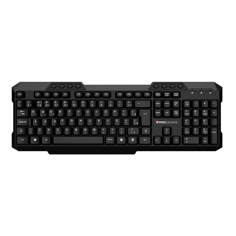 Teclado de computador preto