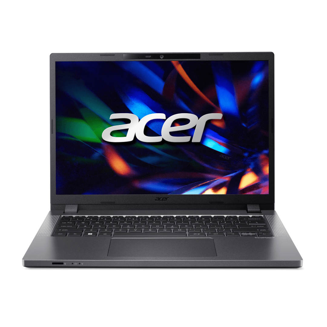 Laptop Acer com logotipo na tela.