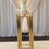Thumbnail: Gold "Piper" Square Cake Table / Plinth