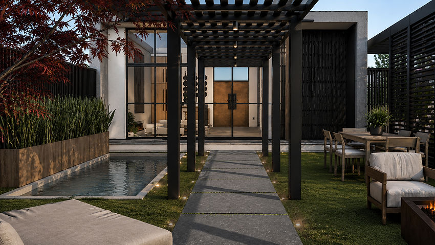 Monument House - Inner Garden - BLOU INK.jpg
