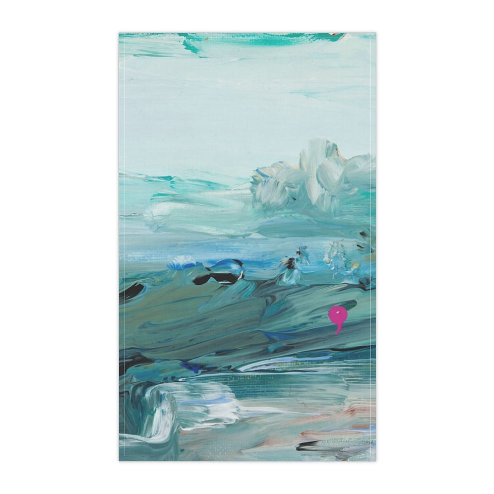 San Carlos Beach 2 Tea Towels (cotton, poly)