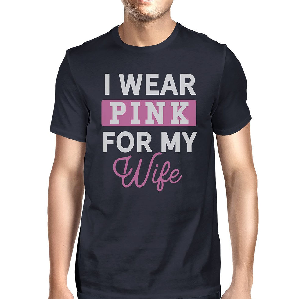 Miniaturbild: I Wear Pink for My Wife Mens Shirt