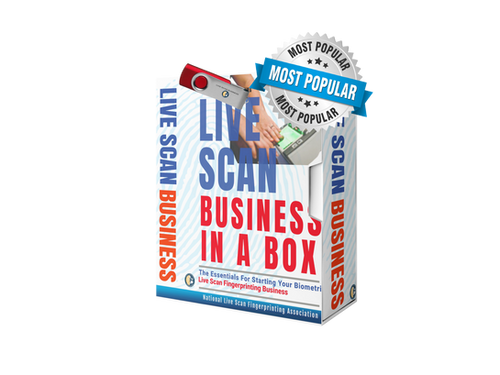 Live Scan Business in a Box - USB/Flash | Live Scan Classs