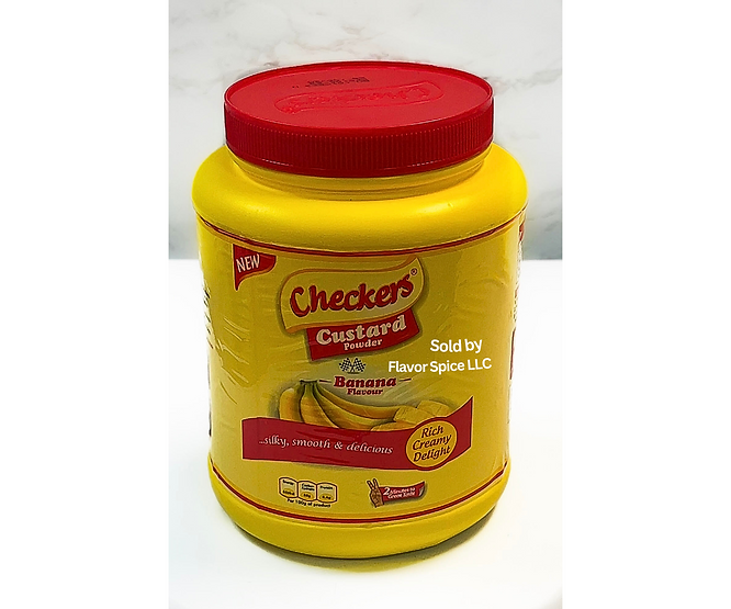 Checkers Custard Banana Flavor