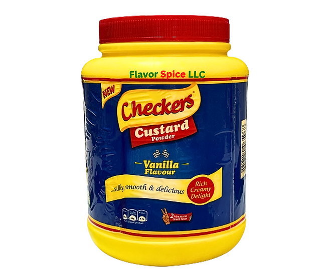Checkers Custard Vanilla Flavor