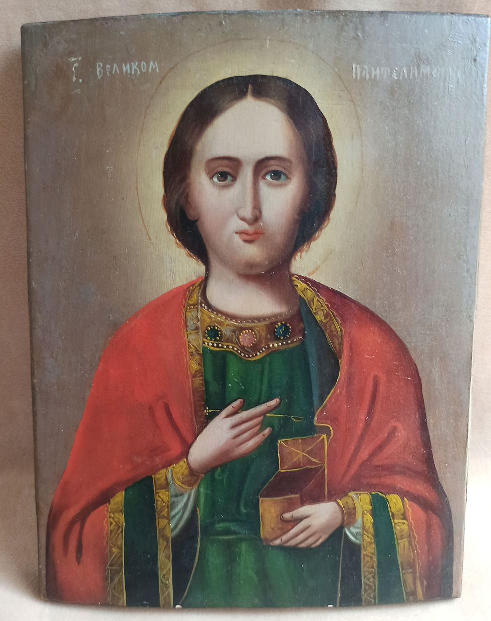 Миниатюра: Святой Велико-Мученик Пантелеймон (целитель)