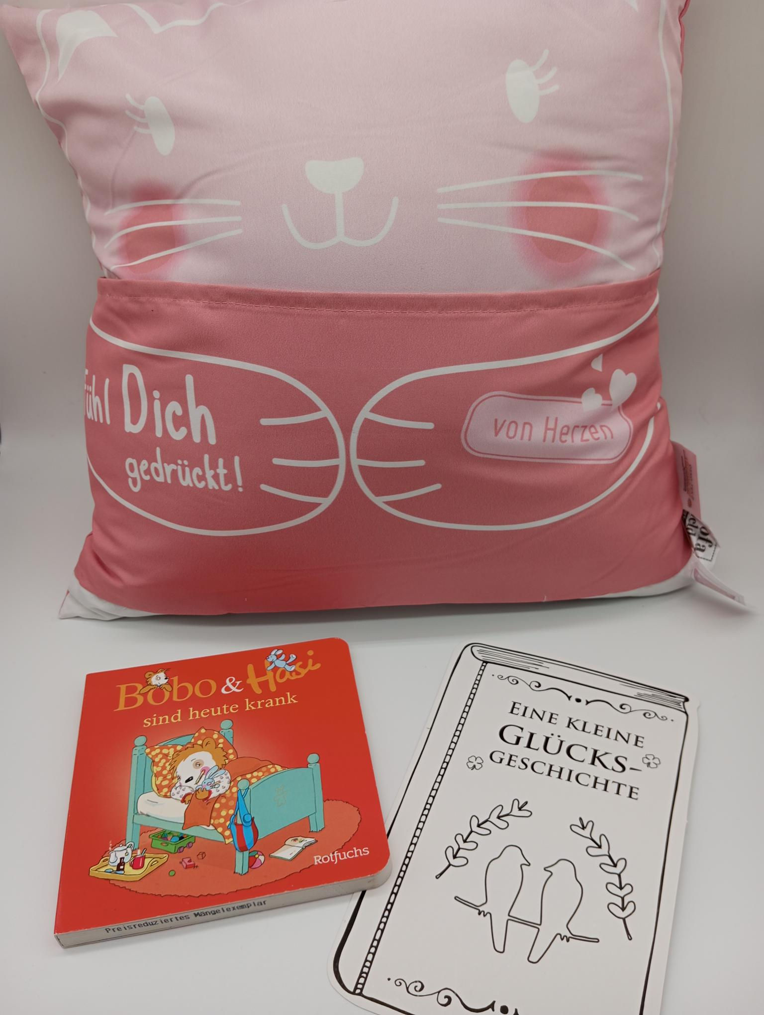 Kuschelkissen mit Pappbilderbuch