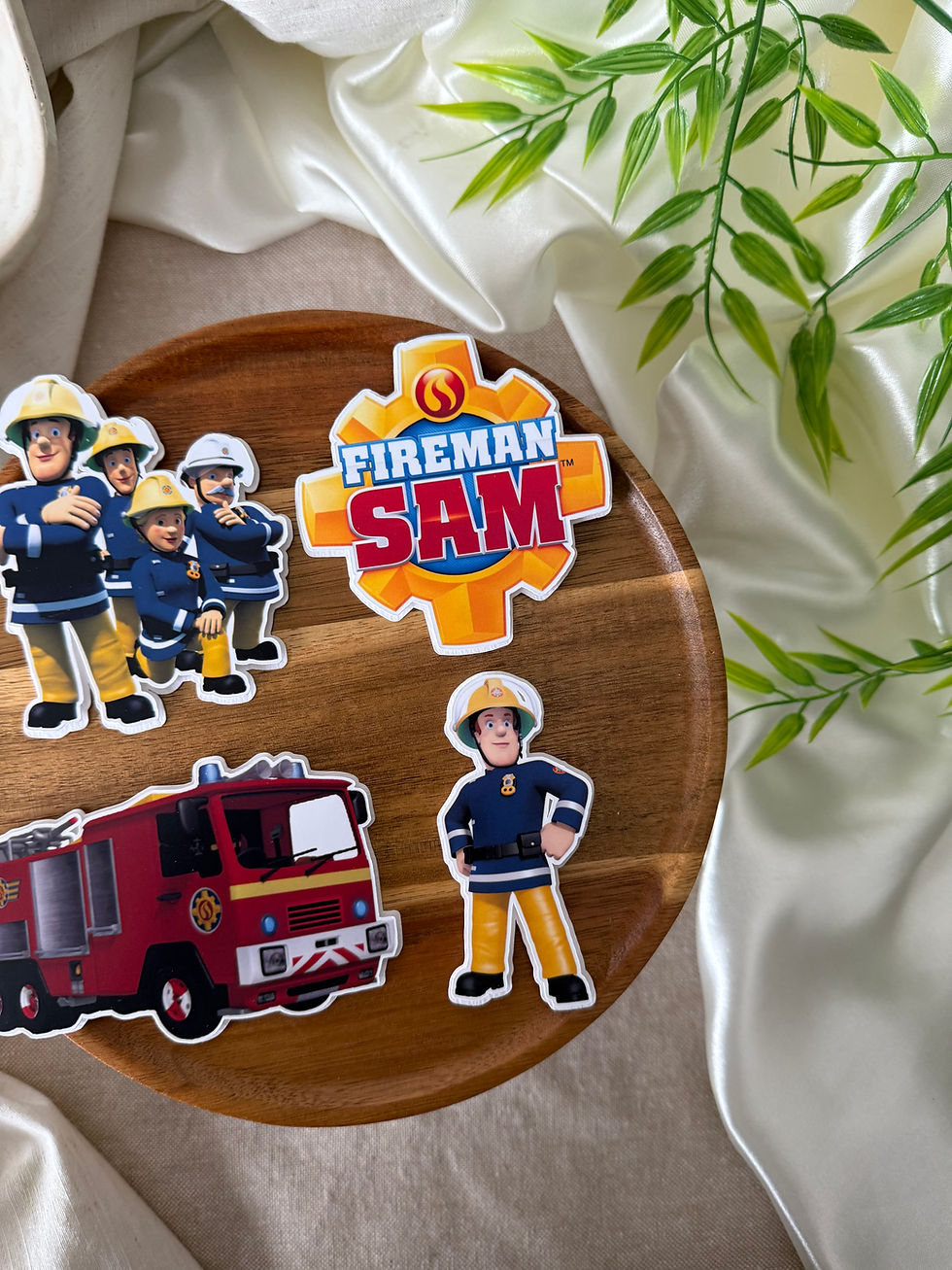 Thumbnail: Fireman Sam cake toppers 